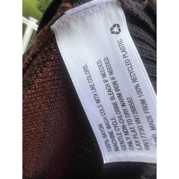 Missoni for Target Womens Cardigan Sweater XS Brown Chevron Open Front Pocket - Picture 7 of 7